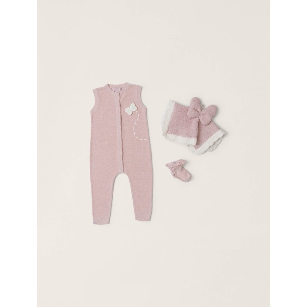 Barefoot Dreams CozyChic Ultra Lite® Baby‎ Butterfly One Peice Set 3 Pc $168